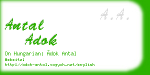 antal adok business card